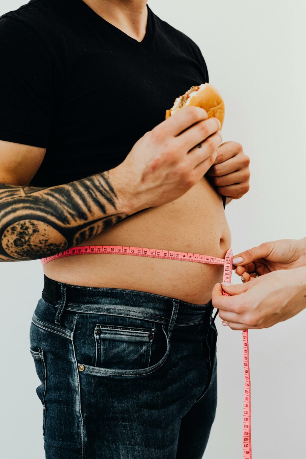 Surpoids mesure ventre alimentation